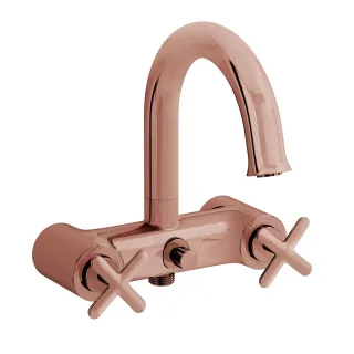 VitrA Origin Classic Zweigriff-Wannenfüll- und Brausearmatur mit drehbarem Auslauf,A4289329 A4289329