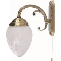 Rabalux Wandleuchte "Annabella" Metall, weiß, E14, weiß+bronzefarben, IP20, L300mm
