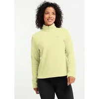 Jack Wolfskin Stehkragenpullover TAUNUS 100 HZ W Fleecepullover, Halfzip-Reißverschluss, Stehkragen
