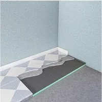 duschspa Duschwanne 4cm XPS Bauplatte Duschtasse + Ablaufgarnitur + Ablaufschlauch, Rechteck, Set