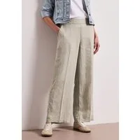 STREET ONE Stoffhose im Loose Fit und aus Leinen