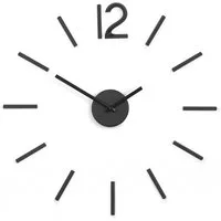 Umbra Wanduhr BLINK DIY Quarz Wanduhr aus Metal mit Ziffern zum Aufkleben (frei montierbar)