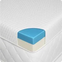 CALMONT, Topper 7cm Matratzentopper H2/H3 - Mit Gel- und Komfortschicht, 7 cm hoch, Gel- und Komfortschaum, 2 in 1 Topper, schadstoffgeprüft, waschbarer Bezug & rutschfest