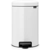 Brabantia Mülleimer NewIcon Treteimer, 12L, sanft schließender Deckel, mit leichter Pedalbedienung