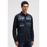 CAMP DAVID Langarmhemd mit Klappentaschen