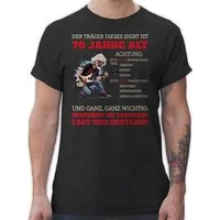 Shirtracer T-Shirt Alter Sack 70 - Der Träger dieses Shirt ist 70 Jahre 70. Geburtstag