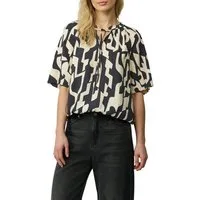s.Oliver Kurzarmbluse mit All-Over Print
