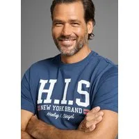H.I.S T-Shirt mit trendigem Markenlogo im Collage-Look