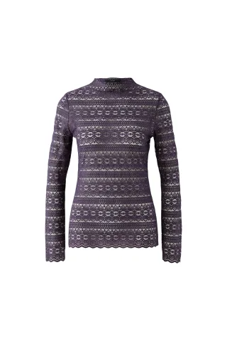 Oui - Langarmshirt - Gr. - 36