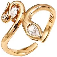 Jumpeak Silberring Ring Silber 925 Damen,Ring Mit Stein,Ring Silber,Promise Ring, ring damen silber 925,18K Vergoldet,Geschenk für Schwestern,Jahrestag