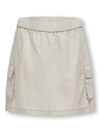 KIDS ONLY - KOGFRANCHES SHORT CARGO SKIRT PNT Pumice Stone - Gr. - 164