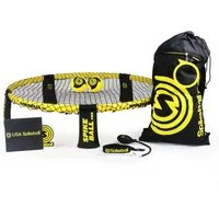 Spikeball Roundnet-Spiel Pro Set Reaktionsspiel Gartenspiel, (6-tlg), Outdoor- Indoor-Spiele, Netzdurchmesser: 90 cm