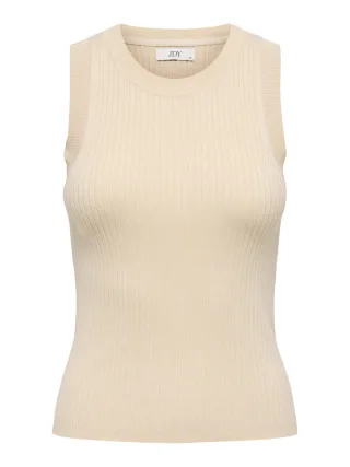 JDY - Strick-Tanktop beige - Gr. - L