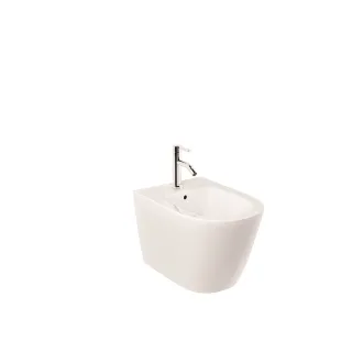 KLUDI-RESA R Wand-Bidet 52 cm verdeckte Befestigungen Weiß glänzend 23BIW0143