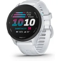 Garmin Forerunner 70 mit Silikonarmband 20 mm Smartwatch (3,048 cm/1,2 Zoll), Smarte GPS-Laufuhr für deinen Laufeinstieg