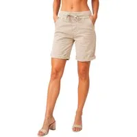 MELLY & CO Bermudas Baumwoll-Damen-Shorts im 5-Pocket-Style mit Tunnelzug & Stretch-Anteil Elastikbund mit Tunnelzug