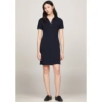 Tommy Hilfiger Polokleid 1985 POLO DRESS SHORT SLEEVE Baumwoll-Piqué mit Stretch-Anteil, Slim Fit