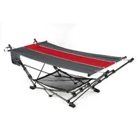 Primaster Hängematte Primaster Camping Hängematte rot/grau