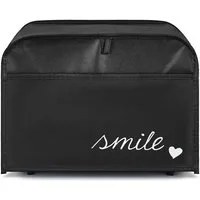 kwmobile Abdeckhaube Hülle für 2-Scheiben Toaster, Staubschutz Abdeckhaube - Toasterabdeckung - 19 x 20,3 x 28 cm