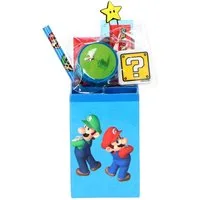 Super Mario Federmäppchen Super Mario Federtasche Gefüllter Köcher mit Schreibutensilien