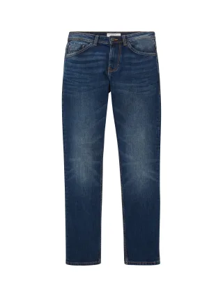 Tom Tailor - TTJOSH REGULAR SLIM Jeans mid stone wash denim - Gr. - 32