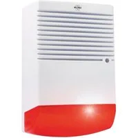 Elro Alarmsirenen-Attrappe (Alarmanlage Attrappe mit rot blinkender LED)