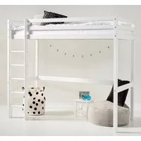 Hoppekids Hochbett ECO Dream 90x200 Massiv, umbaubar zum Einzelbett