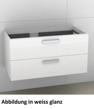 Artiqua 414 Waschtischunterschrank für Venticello 4134L2 Quarzgrau Matt Select, 414-WU2L-V107-7163-1 414-WU2L-V107-7163-173