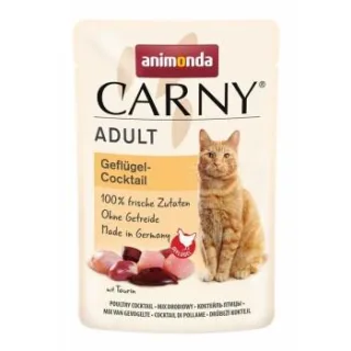 animonda Carny Nassfutter Katze Adult Geflügel Cocktail 48x85 g