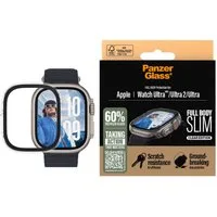 CARE by PanzerGlass Displayschutzglas Full Body Protection für Apple Watch Ultra, Apple Watch Ultra 2, Displayschutzfolie, Schutzfolie, Bildschirmschutz, kratz- & stoßfest