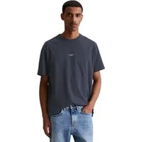 Marc O'Polo DENIM T-Shirt mit Labeling vorne mittig