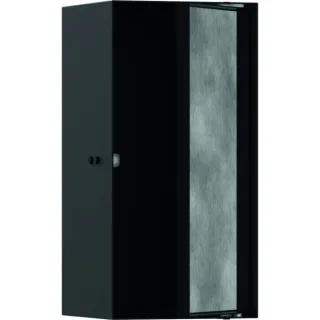 hansgrohe XtraStoris Wandnische 56088670 30x15x14cm, mit befliesbarer Tür, mattschwarz