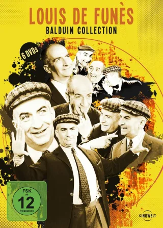 Louis de Funés: Balduin Collection (Die Knallschote / Der Geldschrankknacker / Der Trockenschwimmer / Der Ferienschreck / Das Nachtgespenst / Der Sonntagsfahrer) [6 DVDs]