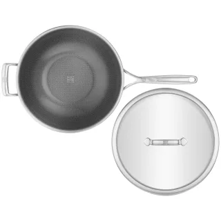 ZWILLING Peak Wok mit Deckel 30 cm, 18/10 Edelstahl