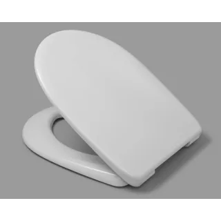 Haro WC-Sitz Delphi 520783 weiss, Edelstahl Scharniere, Softclose