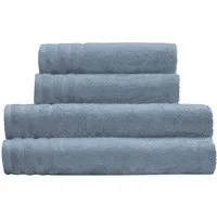 Kleine Wolke Handtuch Set Royal, 4 Stück (2 Handtücher 50/100 cm + 2 Duschtücher 70/140 cm), Frottier (Set, 4-St), Uni Farben, mit Bordüre, weich, in verschiedenen Sets erhältlich