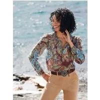heine Klassische Bluse Druckbluse Langarm