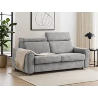 Beautysofa Schlafsofa Pavarti modernes Sofa mit italienischem Klappmechanismus und Matratze, mit Bettkasten, verstellbaren Kopfstützen und Schlaffunktion, in 3 Größen & 8 Farben