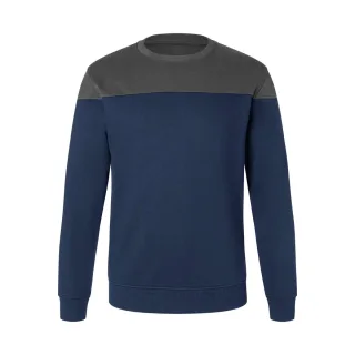KÜBLER SHIRTS Sweatshirt dunkelblau/dunkelgrau 4XL - 5222 6406-4898-4XL