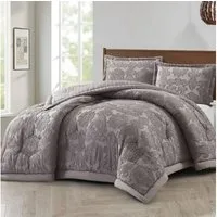 alesvelt Tagesdecke Set Sara Überwurf Decke 3-Teilig 240X260 CM 2 Personen Weiss