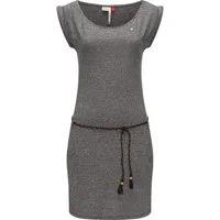 Ragwear Shirtkleid Tag leichtes Jersey-Kleid in melierter Optik