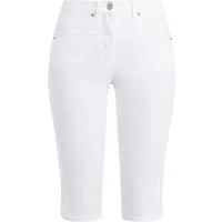 Recover C.C. Caprihose aus hochelastischem Baumwoll-Stretch in Slim-Fit Passform Capri