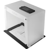scanlio Handy-Halterung SCANLIO Pro Scanbox, Faltbare Handy Scanner Halterung, (mit Grundplatte, Abstandshalter, Anleitung, 1-tlg., Smartphone Scanbox)