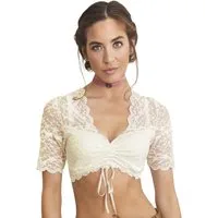 Nina Von C. Dirndlbluse Dirndlbluse halbarm Martina (Stück, 1-tlg)