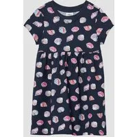 s.Oliver Minikleid Kleid Ausgestelltes Jersey-Kleid mit All-over-Print
