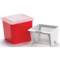 Cuisipro Aufbewahrungssystem, Kunststoff, (Set, 2-tlg), (Joghurt- und Frischkäsebereiter), spülmaschinengeeignet