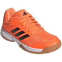 adidas Performance Hallen-Indoorschuhe Speedcourt orange/schwarz/weiss Kinder Badmintonschuh