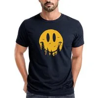 Neverless Print-Shirt Neverless® Herren T-Shirt Sommer Sonne Outdoor Motiv Lustig Smiling mit Print