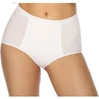 Viania Miederhose 147200 (1-St., 1) Miederslip flache Nähte elastisch formstabil Weiß