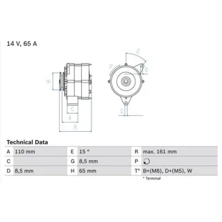 Bosch Lichtmaschine VW Caddy Transporter